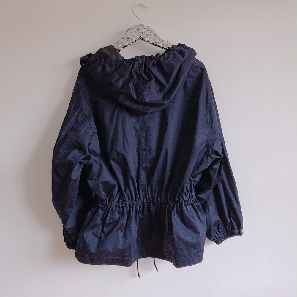 Rag & Bone Navy Raincoat Sz M - Picture 6 of 6